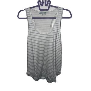 P.J. Salvage Women’s Striped Tank Top Size Large Racerback Lightweight Stret